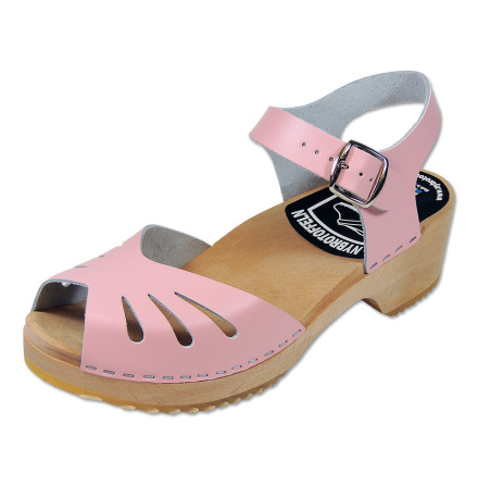 Treskosandal Butterfly Rosa 5 cm