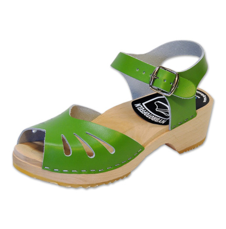 Treskosandal Butterfly Grnn Matt 5 cm